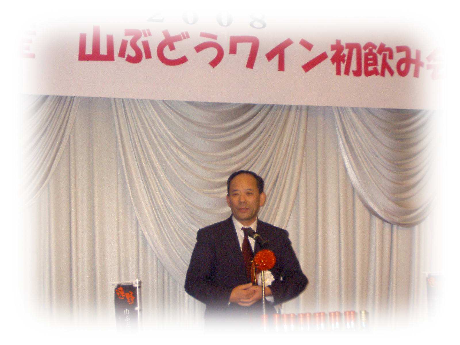産地としての遠野を大勢の前でPR