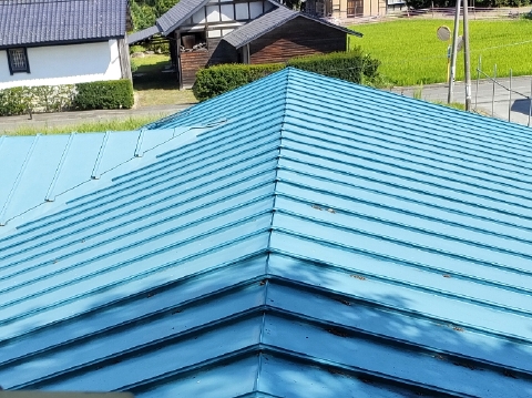 屋根塗装工事前