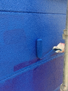 外壁中塗り上塗り