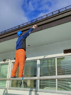 破風・鼻隠し・雨どい塗装